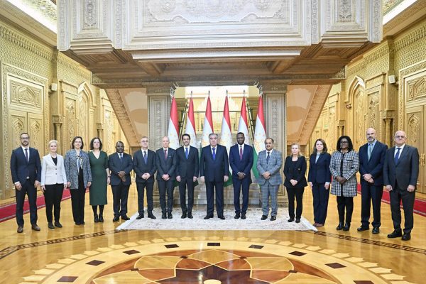 Президенти Ҷумҳурии Тоҷикистон Эмомалӣ Раҳмон ҳайати Шурои директорони Бонки ҷаҳониро ба ҳузур пазируфтанд