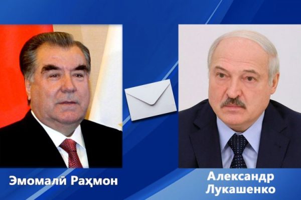 Президенти Ҷумҳурии Тоҷикистон Эмомалӣ Раҳмон ба Президенти Ҷумҳурии Беларус Александр Лукашенко барқияи табрикӣ ирсол намуданд